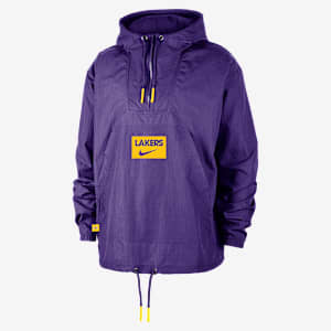 Los Angeles Lakers Club Courtside Men's Nike NBA Anorak. Nike.com